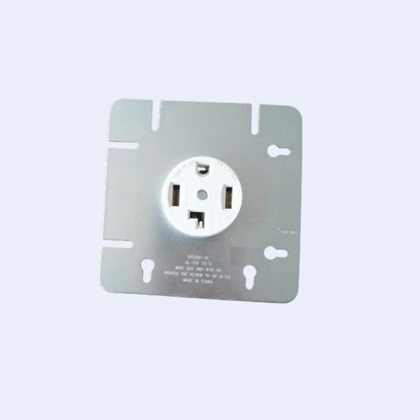 Plaster Ring RUFFIN 2 Gang Wall Switch Assembly White Color 12 AWG Cable Fix
