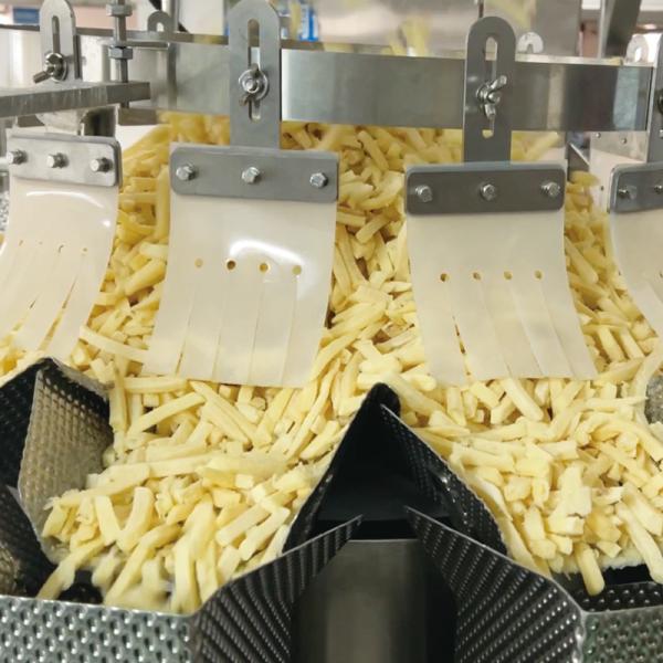 Máquina automática de envasado de chips de yuca 60-100 BPM 10g-300g