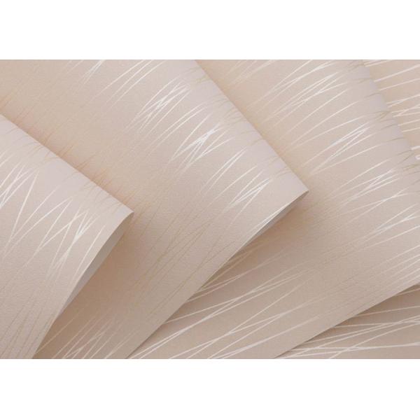 Нашивки серые и белые розовые самомоднейшие обои для домашнего украшения Eco - содружественного