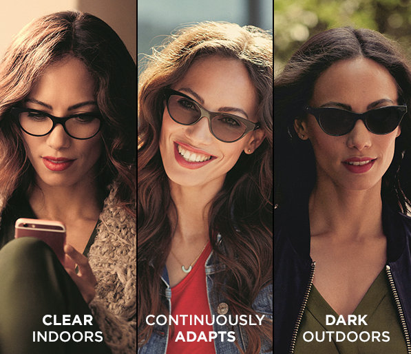 Turn Grey / Brown Photochromic Lenses , HMC EMI Semi Finished 1.60 Index Lenses