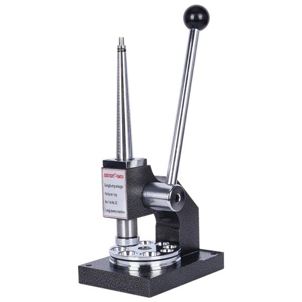 Steel Ring Stretcher And Reducer For Jewelry Making Black Single Handle Weight 9.6 Kg