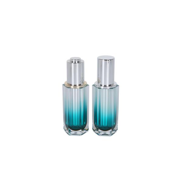 Lotion Cosmetic Dropper Bottle Hexagonal Cream Jar 50g Skincare Set