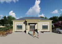 Earthquake Proof Light Steel Frame EPS Sandwich Tile Prefabricated House Kits