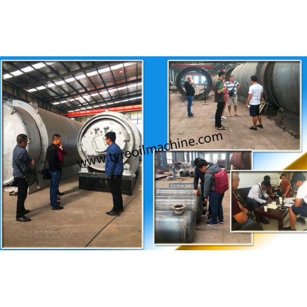 30T-50T Batch Type Waste Tyre Oil Pyrolysis Plant For Recycling Used Tire