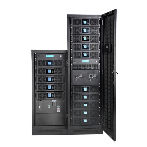 3 fonte de alimentação em linha modular do sistema 380V 400V 415V das fases 300KW UPS