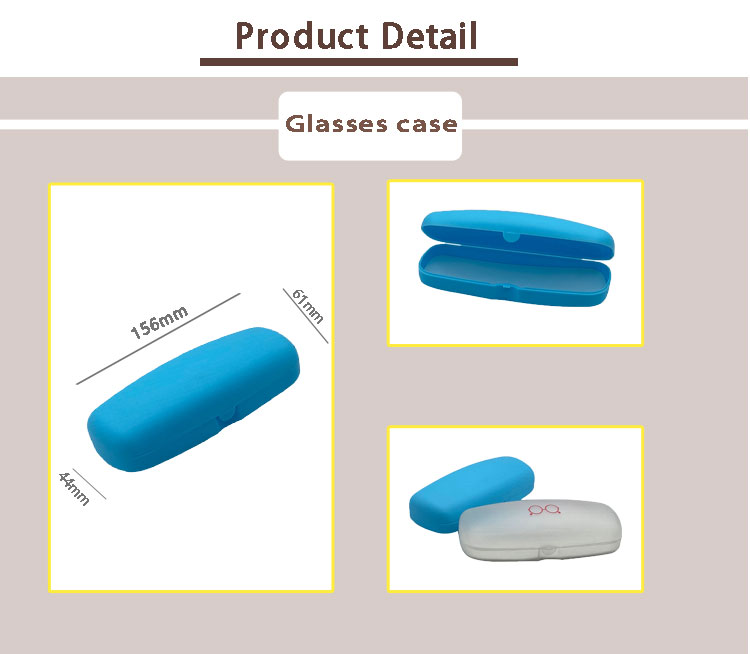 Случаи стекел голубого случая Eyeglass прессформы впрыски 15.6cm ясного пластикового изготовленные на заказ