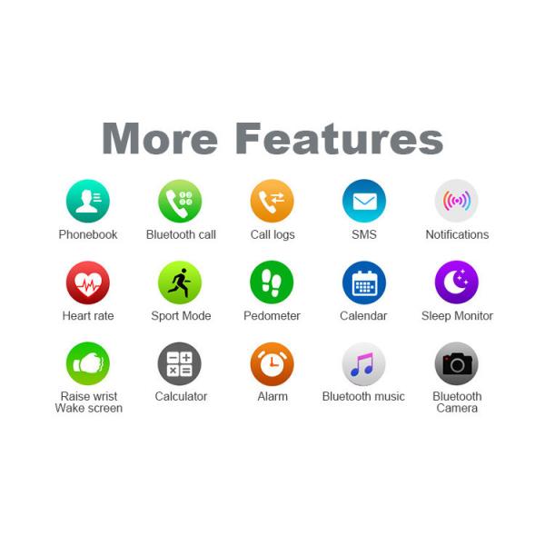 Дыша тренировка плавая водостойкие Smartwatches 260mAh