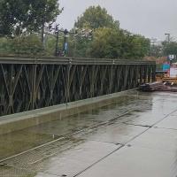 Structural Steel Military Bridge Pained or Galvanized Double Lane 7.35m