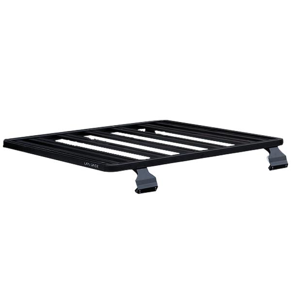 Black Powder Coat Aluminium Alloy Universal Roof Rack with Mounting Gutter For Toyota LC79