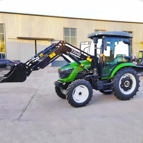 MAP 4*4 Wheel Drive 50 HP Tractor with Front End Loader and Backhoe Loader Lawn Mower