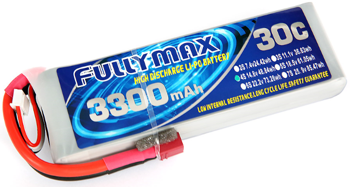 Блок батарей 30C 3300mAh 4S 14.8V FULLYMAX LiPo со штепсельной вилкой t для воздушных судн RC Heli автомобилей RC RC