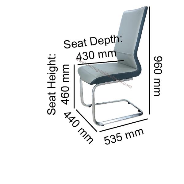 Обитый Пу обедая стулья, Kроме обедая ноги стула сверхмощные
