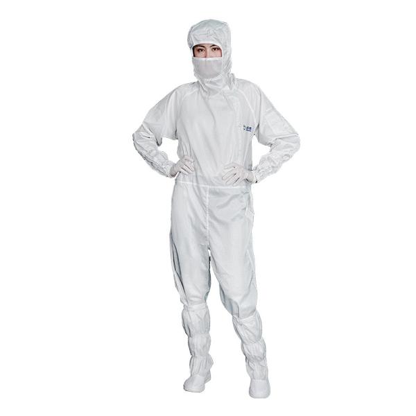 ESD coverall cleanroom clothes Anti-static cleanroom garments ESD clothes supplier from China