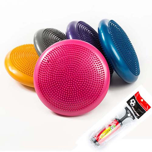PVC Inflatable Balance Disc Cushion For Fitness Balance Disc Exercises