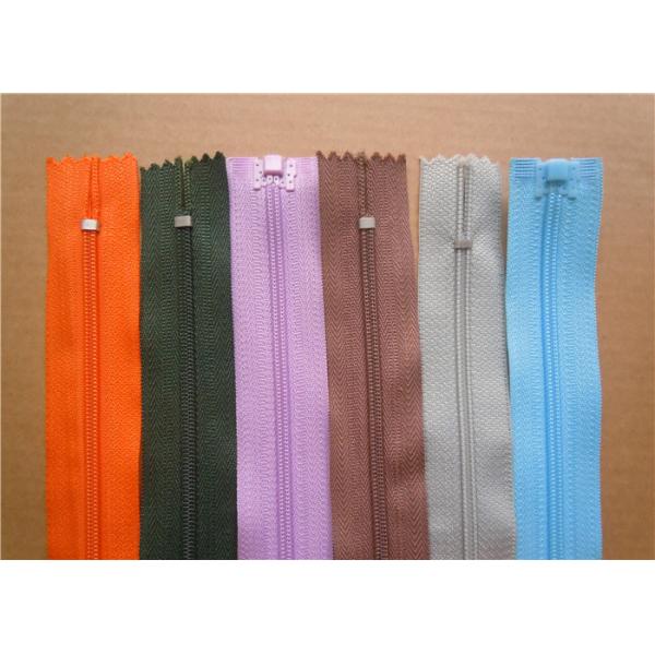 Heavy Duty Invisible Zipper For Jackets , Two Way Separating Zipper