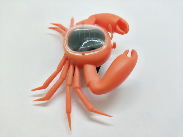 Children Educational Animation Plastic Crab Toy Solar Powered Toy For Kids