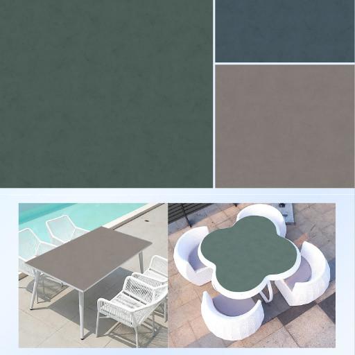Verre émaillé vert pour la décoration intérieure et les meubles