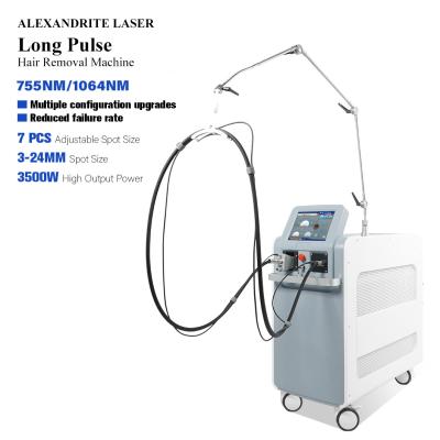 Novo e melhorado laser de Alexandrite Nd Yag para remoção de pelos Rejuvenescimento da pele