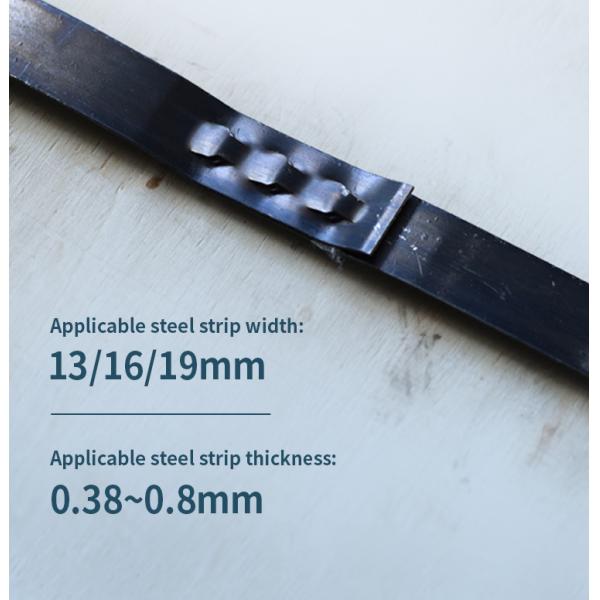 High Safety Level A333 Clip-free Strapping Tool for Steel Strip Package Sealing Machine