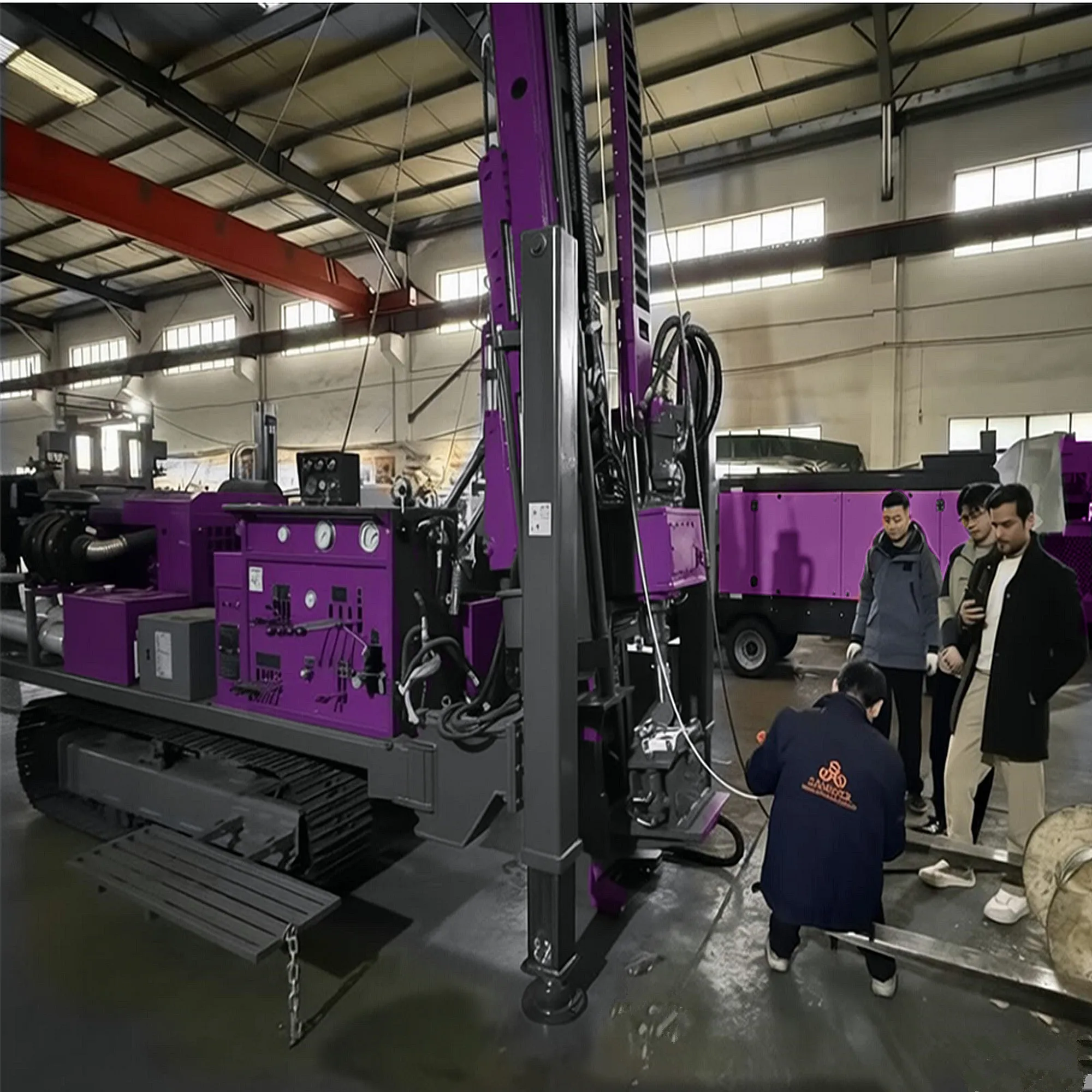 Crawler Rock Core Drilling Machine Geological Exploration Drill Rigs  Hydraulic Core Drilling Rig