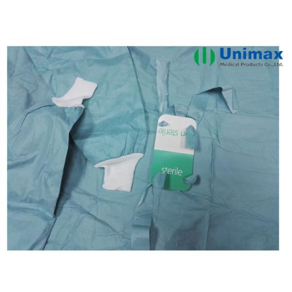 60gsm 3XL Spunlace Sterile Surgical Gowns
