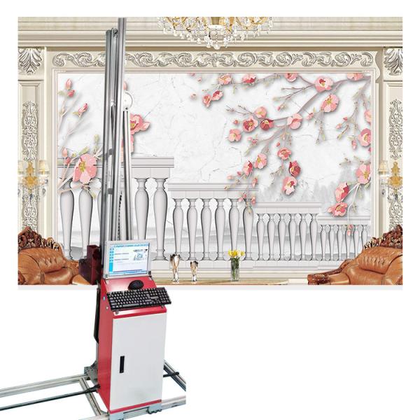 impressora a jato de tinta automática da parede 220V, 6000mm diretos para murar a impressora