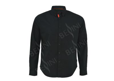 Black Cool Style Custom Work Shirts With Collar Highly Comfortable And Durable