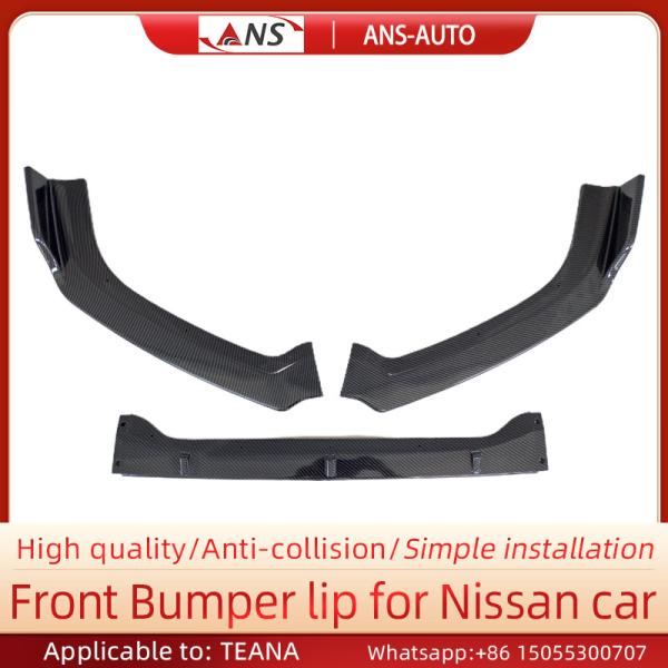 ABS Corrosion Resistant Universal Rear Bumper Lip Splitter For Nissan Teana