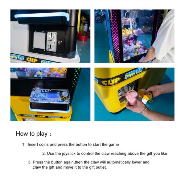 Commercial Full Size Claw Crane Machines Doll Theme House FEC Mall Toy Catcher Vending Arcade Machine