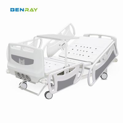3 Função Manual Crank Cama de hospital médico com freio central