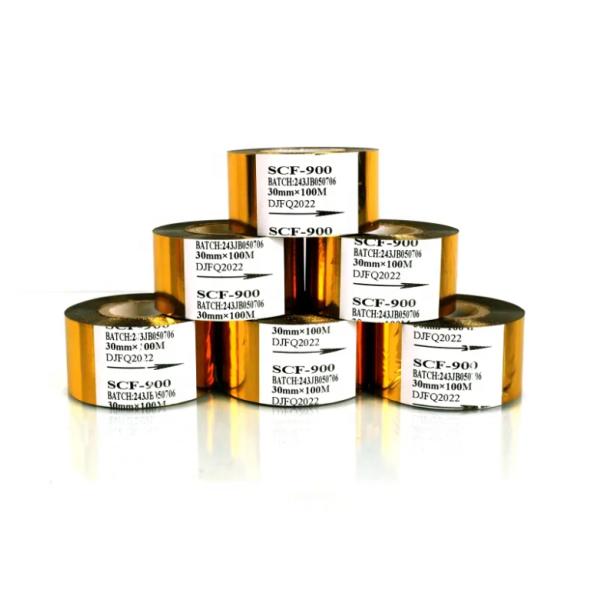 Brass Letter Compatible Hot Stamping Printer NY-800 Hot Coding Ribbon for Printing