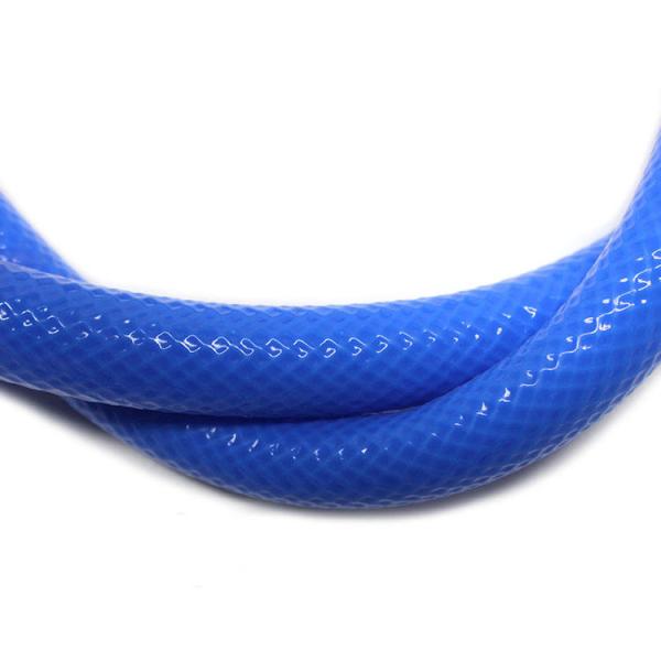 5.5mm Car Cooling Hoses 28mm ID Flexible Braided Black Silicone Heater Hose
