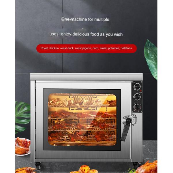 Chicken Oven Roaster Chicken Grill Machine for Commercial Snack Shop home 38 KG Capacity