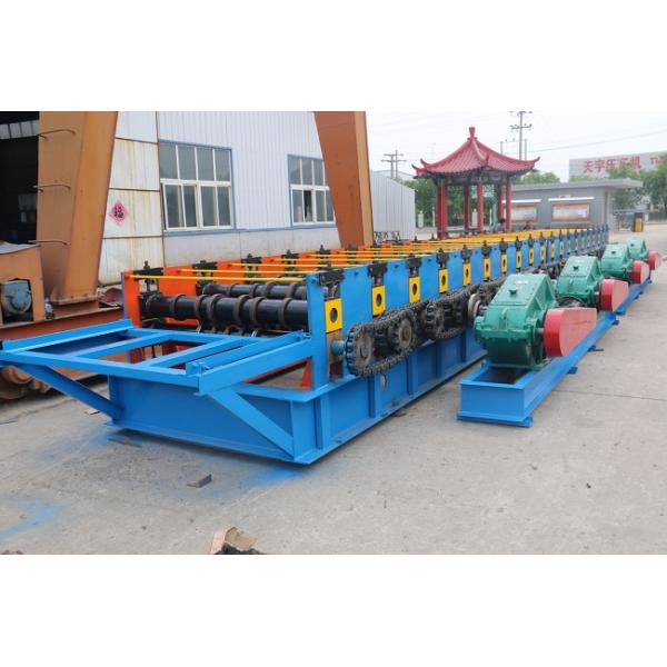 Gear Drive 2 Mm Thick Sandwich Panel Roll Forming Machine / Metal Car Panel Making Machine
