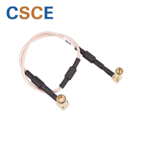 RG179 SMB Female To SMB Female Cable , Antenna Coaxial Cable Length 325mm