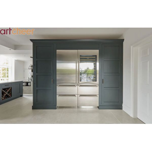 Eco-Friendly Modular Kitchen Cabinet with 3 Years Guarantee and Customized Color Shaker Door Design