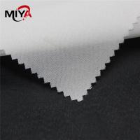 30D tecem claramente a água Jet Fusible Interlining Fabric For que as mulheres se vestem