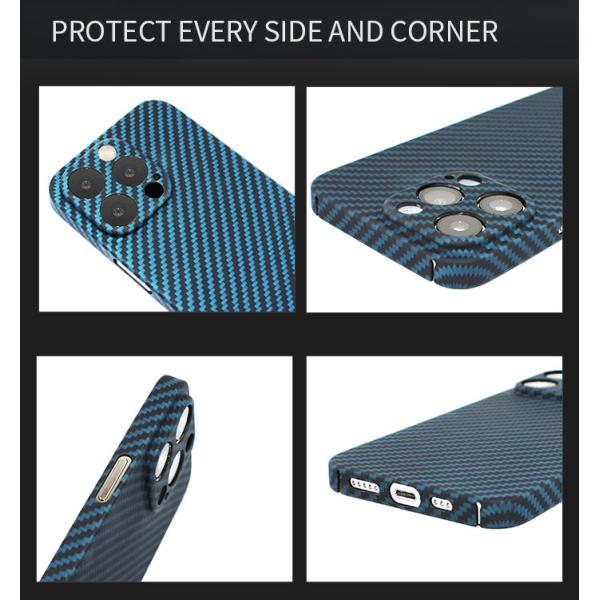 Противоударная крышка волокна Aramid, случай телефона Кевлара на iPhone 13