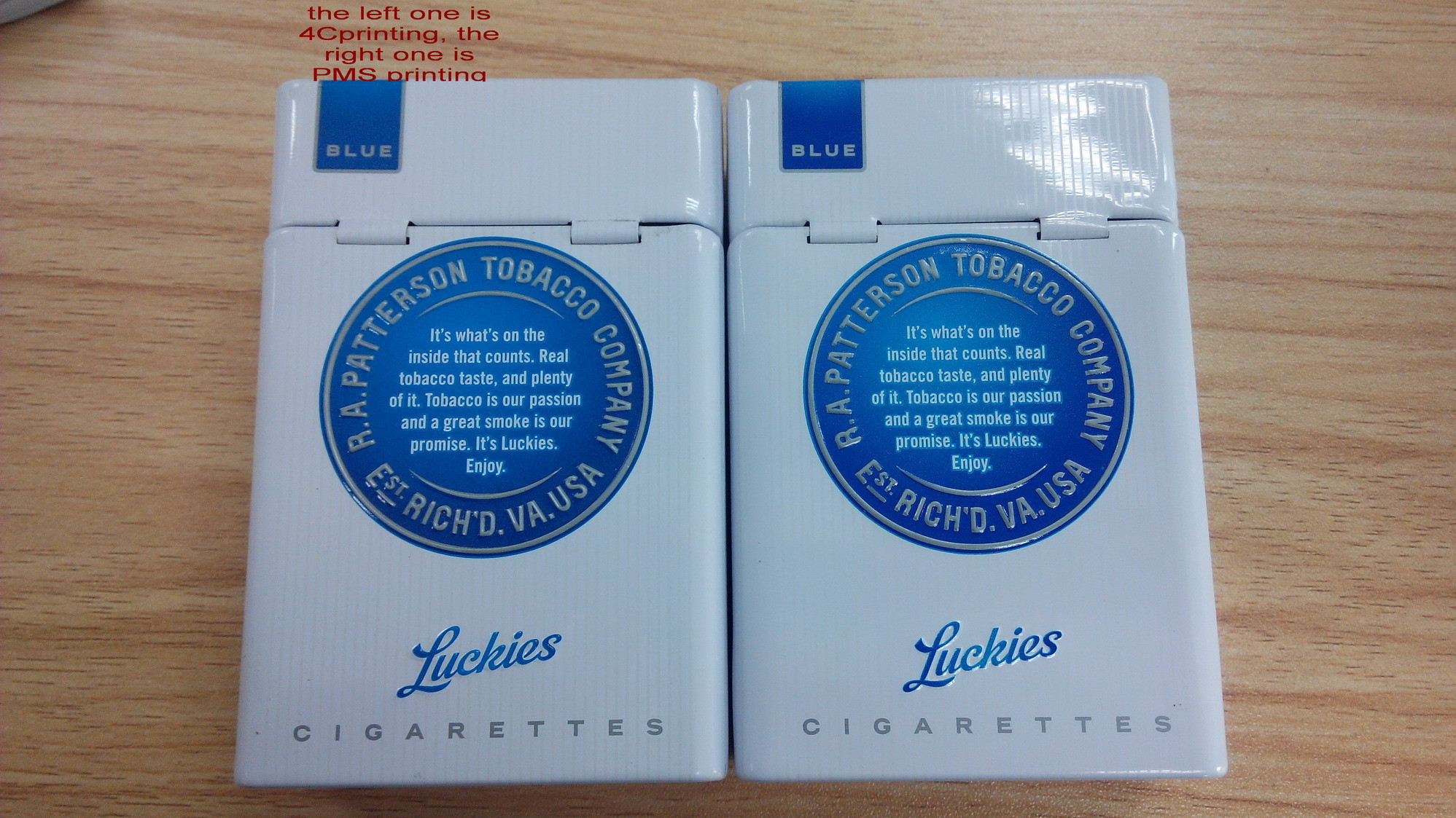 Custom Hinged Lid BAT Tobacco Cigarette Tin Can With Embossing For Hard Pack