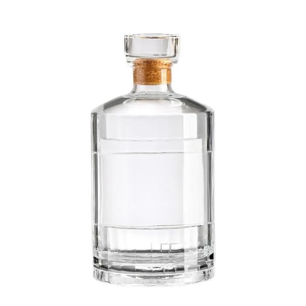 Bottle de vinho de vidro de estampação a quente Logotipo personalizado e grande volume para as necessidades dos clientes