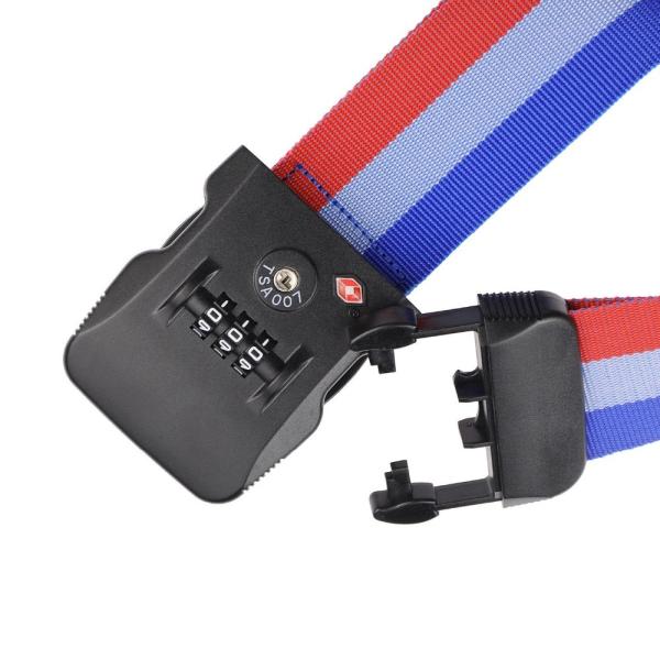 Airport Travel Personalised Luggage Straps Pink For Protecting Suitcase