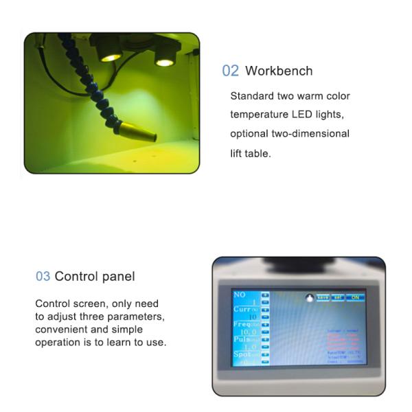 строение сварочного аппарата лазера ювелирных изделий 80W 40J мини YAG в водяном охлаждении