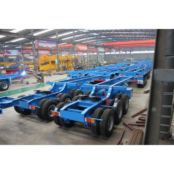 Подвеска Лист-пруга/воздушная подвеска трехосный скелетный прицеп для контейнерной перевозки