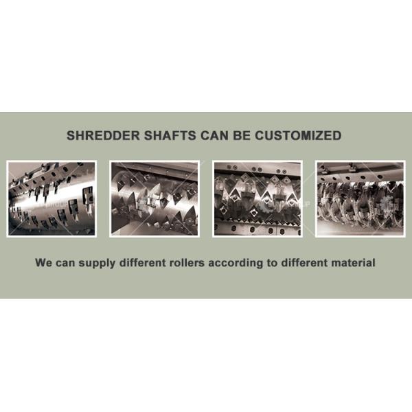 ZYDZS-800 Скрап пластиковой пленки Shredder одноостровная шредерная машина