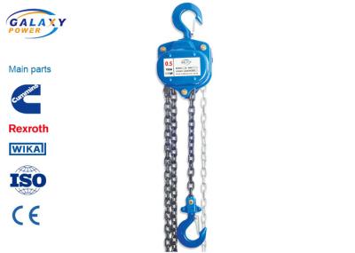 A linha aérea construção de grua Chain utiliza ferramentas o bloco manual não de brilho de 0,5 toneladas do equipamento de levantamento