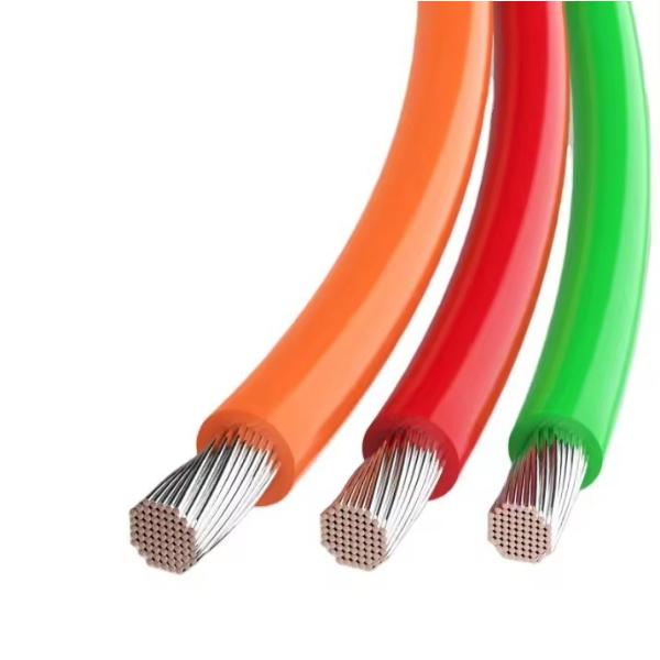 Flexible PVC Insulation Overhead RV Single Core Cable For Control Cabinet