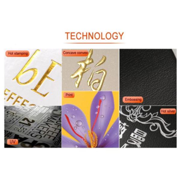 Cardboard Cosmetics Foil Stamped Makeup Boxes Matte Varnishing