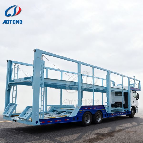 40 Ton 60 Ton Car Hauler Trailer with 10 Cars Transport Capacity and Customized Dimensions