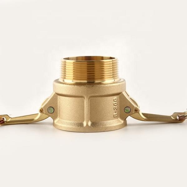 1/2-8 Round Head Brass Camlock Coupling Quick Couplings Type B for Food and Beverage Industry