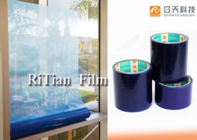 Abrasão material do anti PE do filme da proteção do vidro de janela do risco resistente